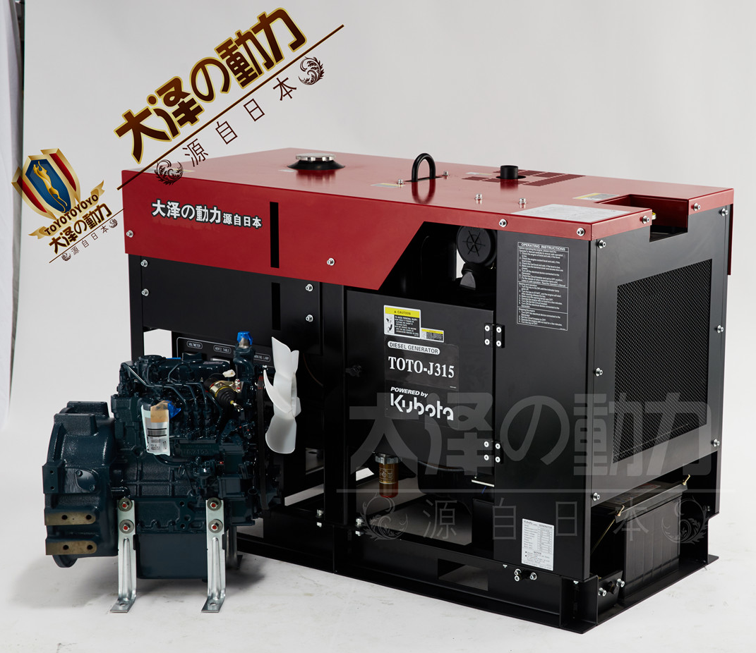 15KVA開(kāi)架柴油TOTO-J315 (4)