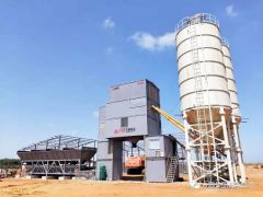 方圓HZS90D攪拌站助力摩洛哥機場建設(shè)！